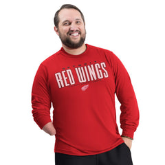 Detroit Red Wings G-III Sports by Carl Banks Adaptive Mesh Effect Long Sleeve T-Shirt - Red - NHL 203456842