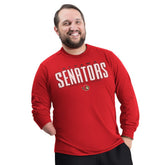 Ottawa Senators G-III Sports by Carl Banks Adaptive Mesh Effect Long Sleeve T-Shirt - Red - NHL 203456858