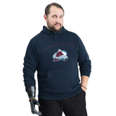 Colorado Avalanche G-III Sports by Carl Banks Adaptive Classic Team Arc Fleece Hoodie - Navy - NHL 203456958