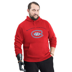 Montreal Canadiens G-III Sports by Carl Banks Adaptive Classic Team Arc Fleece Hoodie - Red - NHL 203456967
