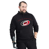 Carolina Hurricanes G-III Sports by Carl Banks Adaptive Classic Team Arc Fleece Hoodie - Black - NHL 203456984