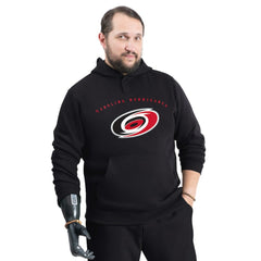 Carolina Hurricanes G-III Sports by Carl Banks Adaptive Classic Team Arc Fleece Hoodie - Black - NHL 203456984