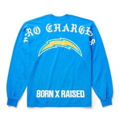 Los Angeles Chargers Born x Raised Unisex Long Sleeve Local T-Shirt Powder Blue