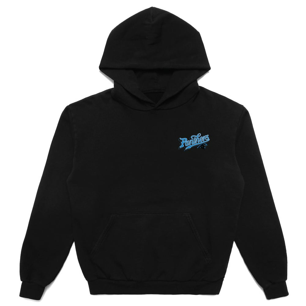 Carolina Panthers Born x Raised Unisex Pro Script Hoodie Black