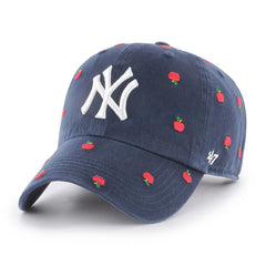 New York Yankees '47 Women's Confetti Clean Up Adjustable Hat - Navy - 47 brand Lifestyle
