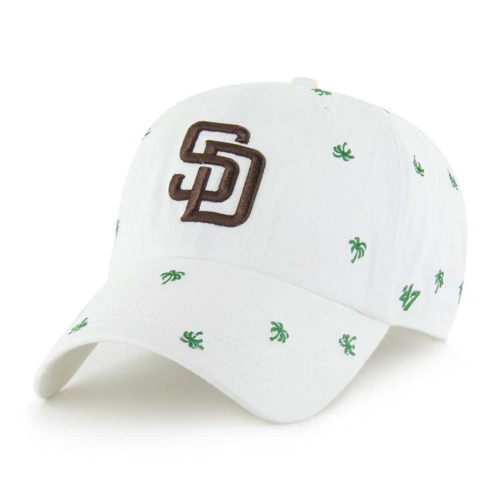 San Diego Padres '47 Women's Confetti Clean Up Adjustable Hat - White - 47 brand Online