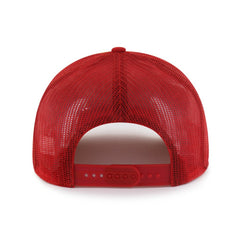 Cincinnati Reds '47 Pitstop Trucker Adjustable Hat - Red - 47 brand Lifestyle
