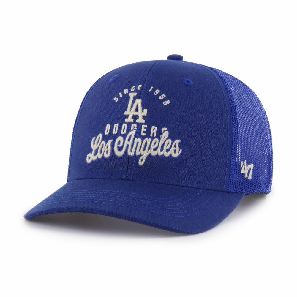 Los Angeles Dodgers '47 Pitstop Trucker Adjustable Hat - Royal - 47 brand Discount