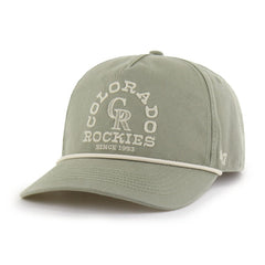 Colorado Rockies '47 Canyon Ranchero Hitch Adjustable Hat - Olive - 47 brand on Sale