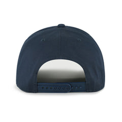 Houston Astros '47 Cooperstown Break Wood Suede Hitch Adjustable Hat - Navy/Brown - 47 brand Lifestyle