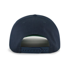 Chicago Cubs '47 Cooperstown Break Wood Suede Hitch Adjustable Hat - Navy/Brown - 47 brand Sale