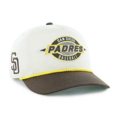 San Diego Padres '47 Frame Out Hitch Adjustable Hat - Natural/Brown - 47 brand Lifestyle