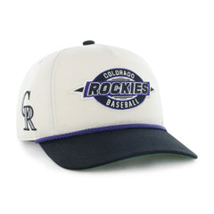 Colorado Rockies '47 Frame Out Hitch Adjustable Hat - Natural/Black - 47 brand Discount