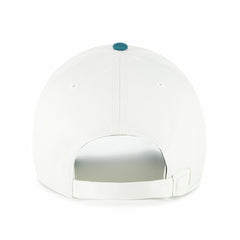 Miami Marlins '47 Contemporary Tonal Clean Up Adjustable Hat - White/Teal - 47 brand Lifestyle