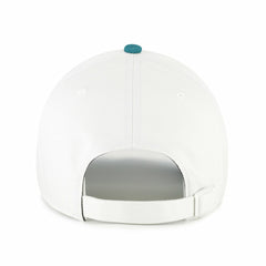 Cleveland Guardians '47 Contemporary Tonal Clean Up Adjustable Hat - White/Teal - 47 brand Lifestyle