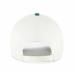 Kansas City Royals '47 Contemporary Tonal Clean Up Adjustable Hat - White/Teal - 47 brand Lifestyle
