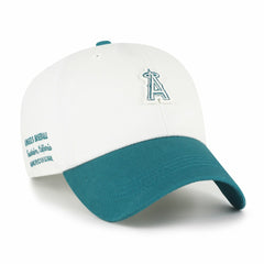 Los Angeles Angels '47 Contemporary Tonal Clean Up Adjustable Hat - White/Teal - 47 brand Sale
