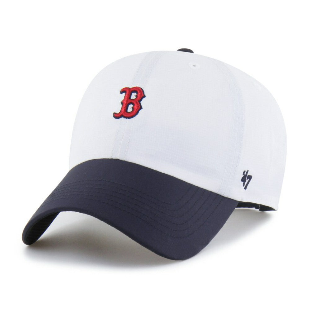 Boston Red Sox '47 Vista Mini Clean Up brrr° Adjustable Hat - White/Navy - 47 brand Sale