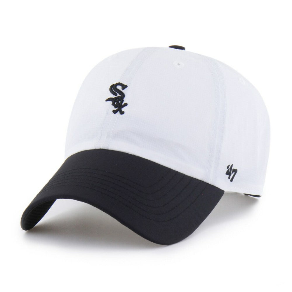 Chicago White Sox '47 Vista Mini Clean Up brrr° Adjustable Hat - White/Black - 47 brand on Sale