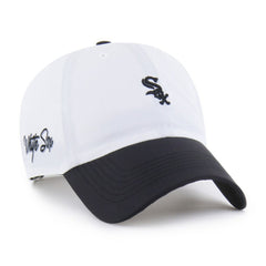 Chicago White Sox '47 Vista Mini Clean Up brrr° Adjustable Hat - White/Black - 47 brand on Sale