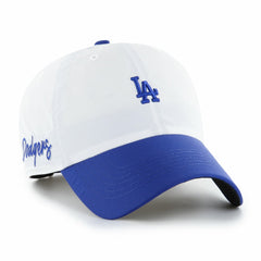 Los Angeles Dodgers '47 Vista Mini Clean Up brrr° Adjustable Hat - White/Royal - 47 brand Sale