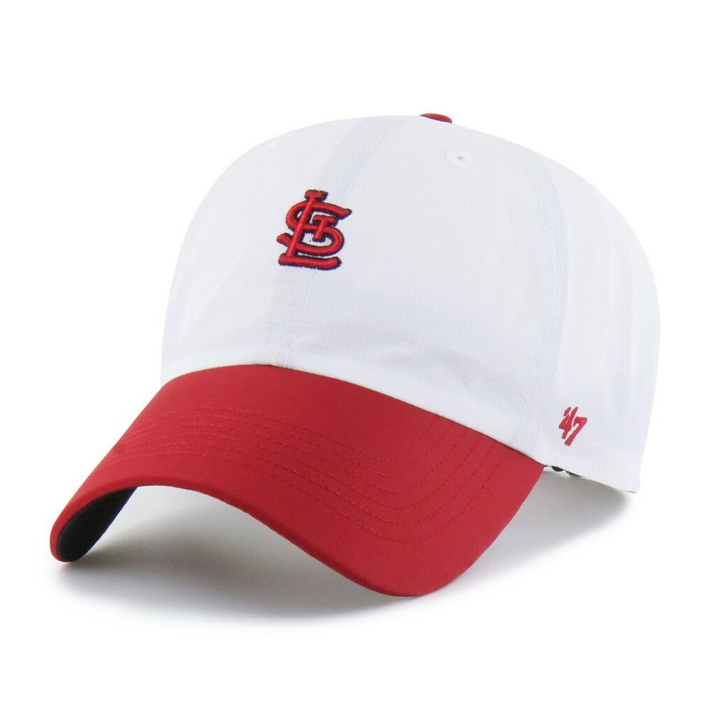 St. Louis Cardinals '47 Vista Mini Clean Up brrr° Adjustable Hat - White/Red - 47 brand Discount