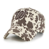 Washington Nationals '47 Women's Bessie Clean Up Adjustable Hat - Natural - 47 brand Sale