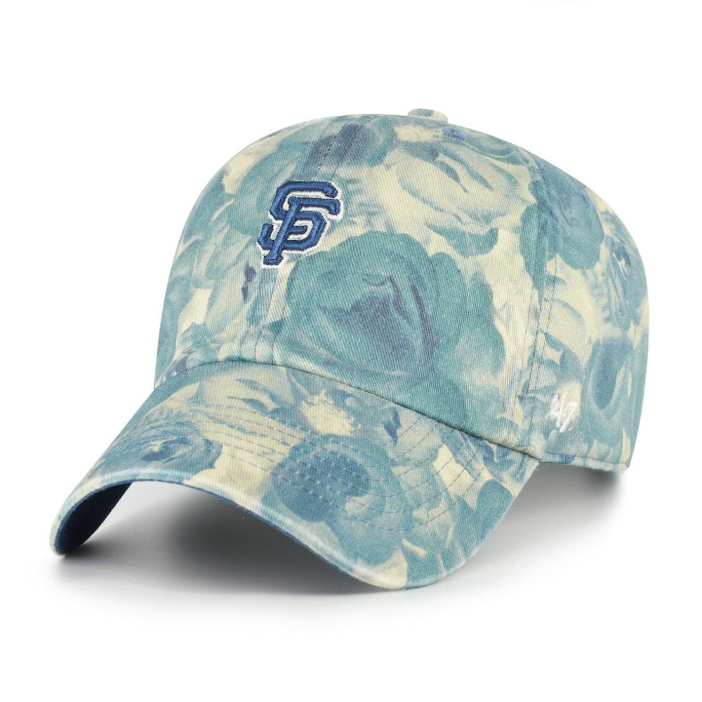 San Francisco Giants '47 Women's Gardenia Clean Up Adjustable Hat - Blue - 47 brand Lifestyle