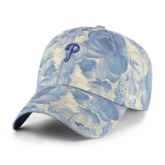 Philadelphia Phillies '47 Women's Gardenia Clean Up Adjustable Hat - Blue - 47 brand Sale