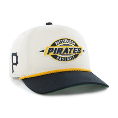 Pittsburgh Pirates '47 Youth Frame Out Hitch Adjustable Hat - Natural/Black - 47 brand Lifestyle