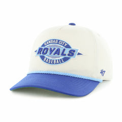 Kansas City Royals '47 Youth Frame Out Hitch Adjustable Hat - Natural/Royal - 47 brand Sale
