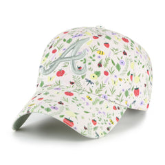 Atlanta Braves '47 Girls Youth Posey Clean Up Adjustable Hat - Light Pink - 47 brand Online