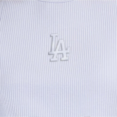Los Angeles Dodgers Starter Women's Pastels Ribbed Tank Top - Light Blue - MLB Discount