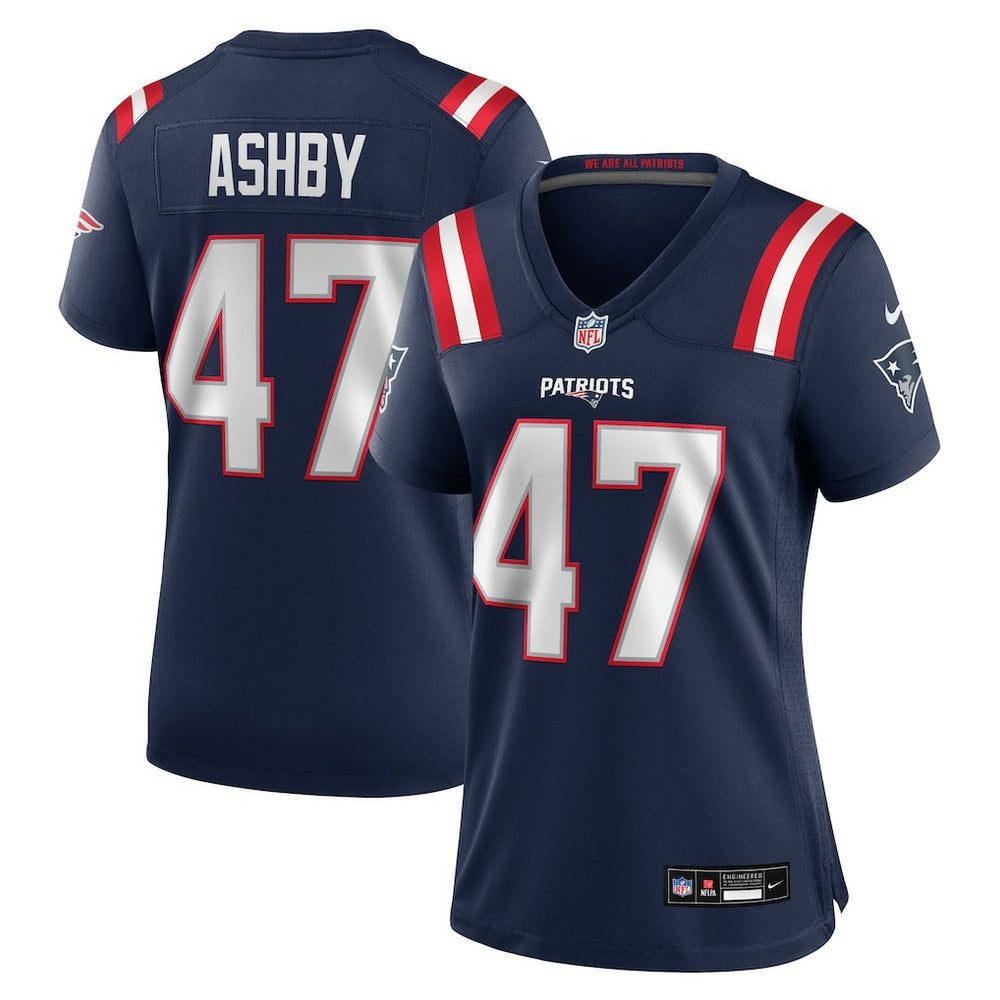 Nike Julian Ashby New England Patriots Women's Team Game Jersey Navy