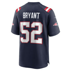 Nike Marcus Bryant New England Patriots Team Game Jersey Navy
