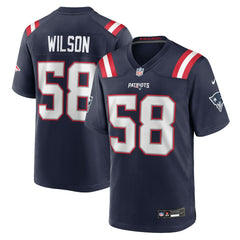 Nike Jared Wilson New England Patriots Team Game Jersey Navy