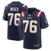 Nike Morgan Moses New England Patriots Team Game Jersey Navy