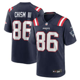 Nike Efton Chism III New England Patriots Team Game Jersey Navy