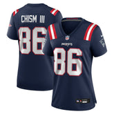 Nike Efton Chism III New England Patriots Women's Team Game Jersey Navy