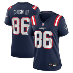 Nike Efton Chism III New England Patriots Women's Team Game Jersey Navy