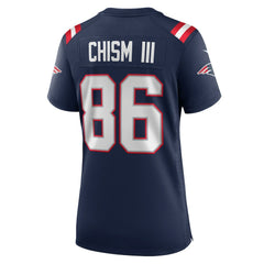 Nike Efton Chism III New England Patriots Women's Team Game Jersey Navy