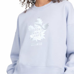 Toronto Maple Leafs Starter Women's Boxy Cropped Sweatshirt - Blue - NHL 203459799