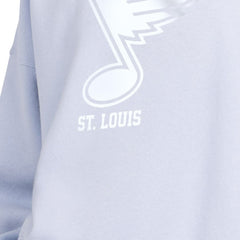 St. Louis Blues Starter Women's Boxy Cropped Sweatshirt - Blue - NHL 203459812