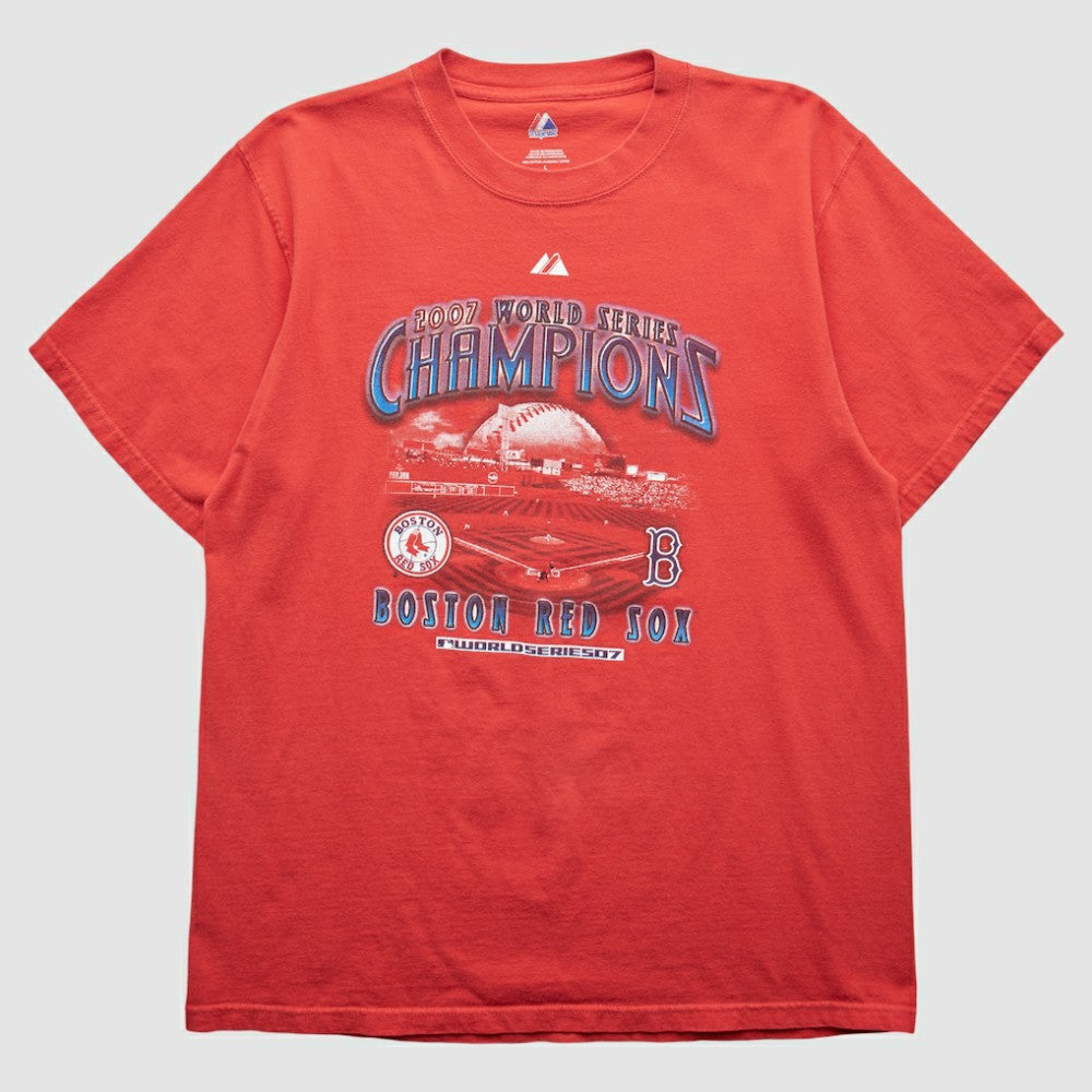 Boston Red Sox 2007 T-Shirt - Red - Vintage - Fanatics Discount