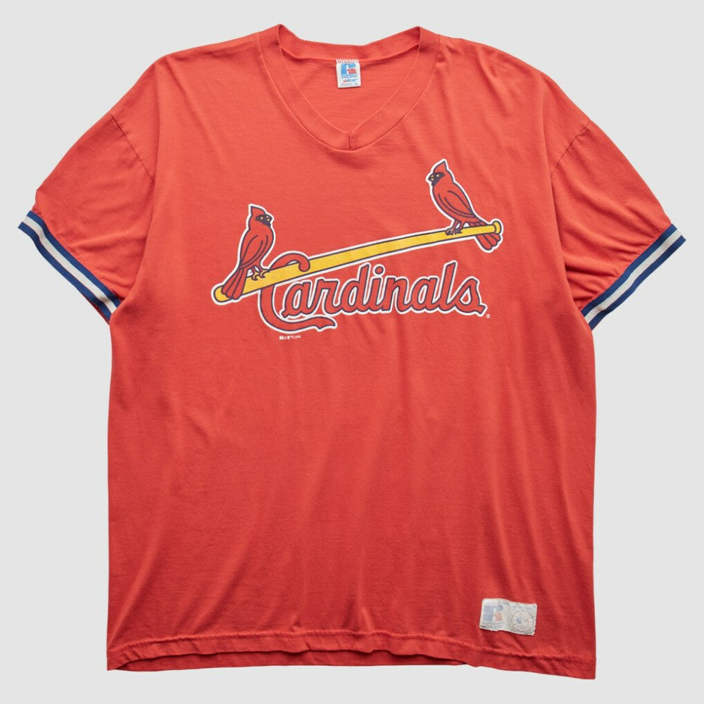 St. Louis Cardinals Russell 1998 T-Shirt - Orange - XVintage - Fanatics on Sale