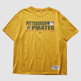 Pittsburgh Pirates Majestic 2008 T-Shirt - Yellow - Vintage - Fanatics Online