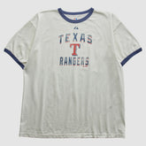 Texas Rangers Majestic 2010 T-Shirt - White - 2XVintage - Fanatics Online