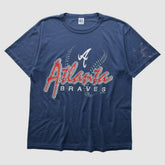 Atlanta Braves 1993 T-Shirt - Navy - Vintage - Fanatics Discount