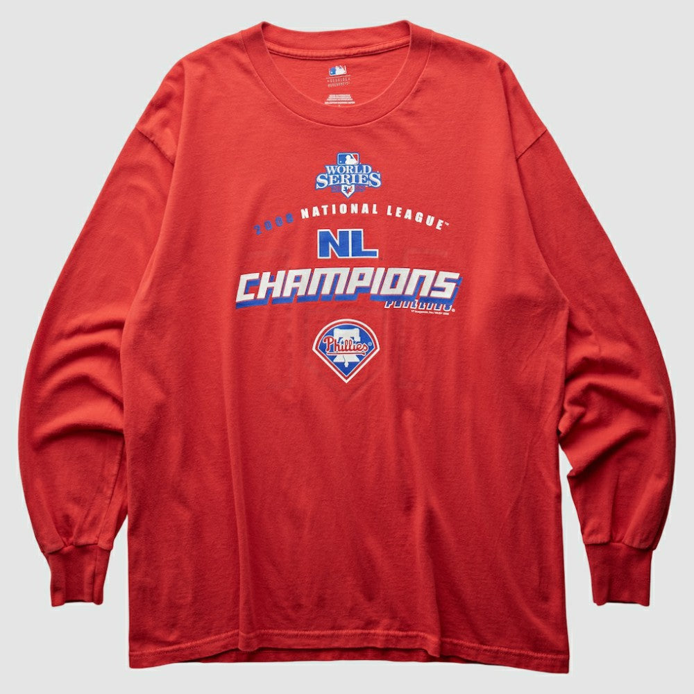 Philadelphia Phillies 2008 T-Shirt - Red - Vintage - Fanatics Online