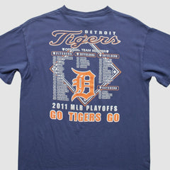 Detroit Tigers 2011 T-Shirt - Blue - Vintage - Fanatics on Sale